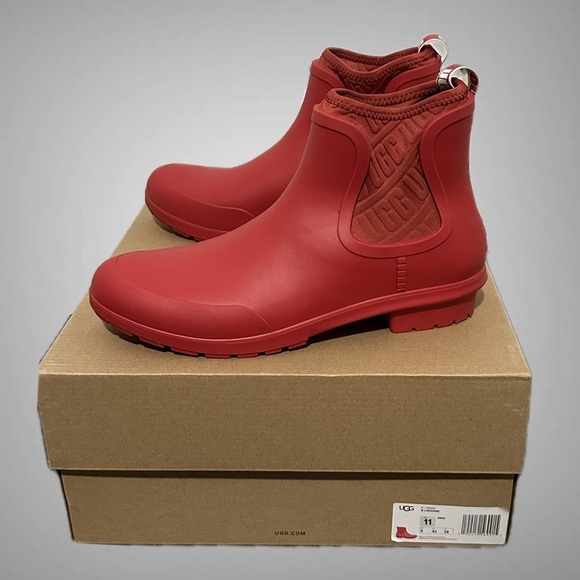 UGG Women's Chevonne Waterproof Chelsea Rainboots Size 11 - Picture 7 of 7